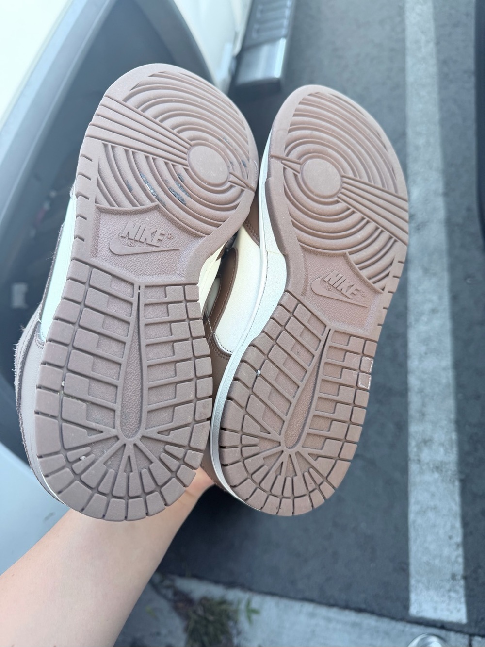 Nike Brown and Cream Low-Top Sneakers - Picture 9 of 9